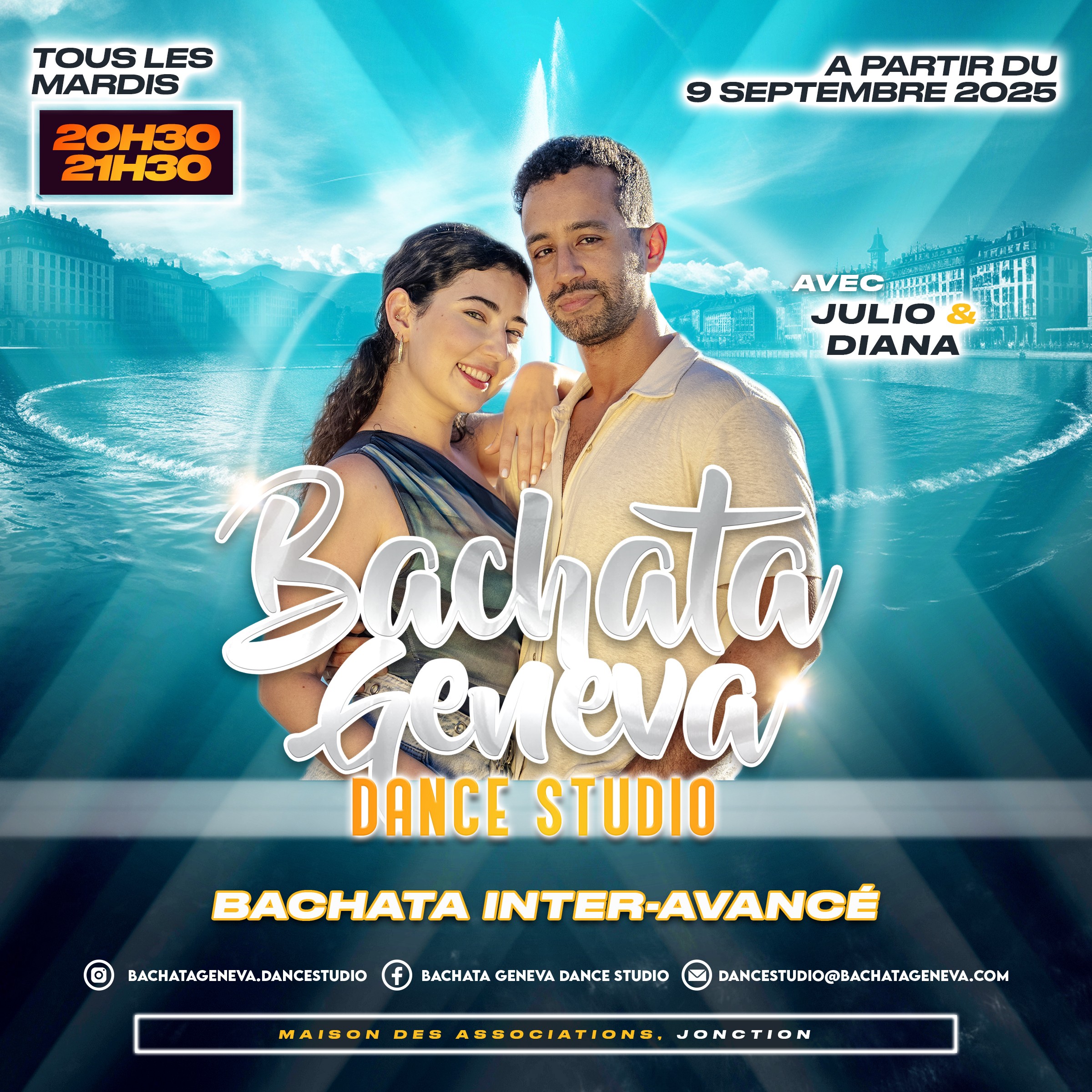 Bachata Inter/Advanced - Inter-Advanced Bachata class flyer