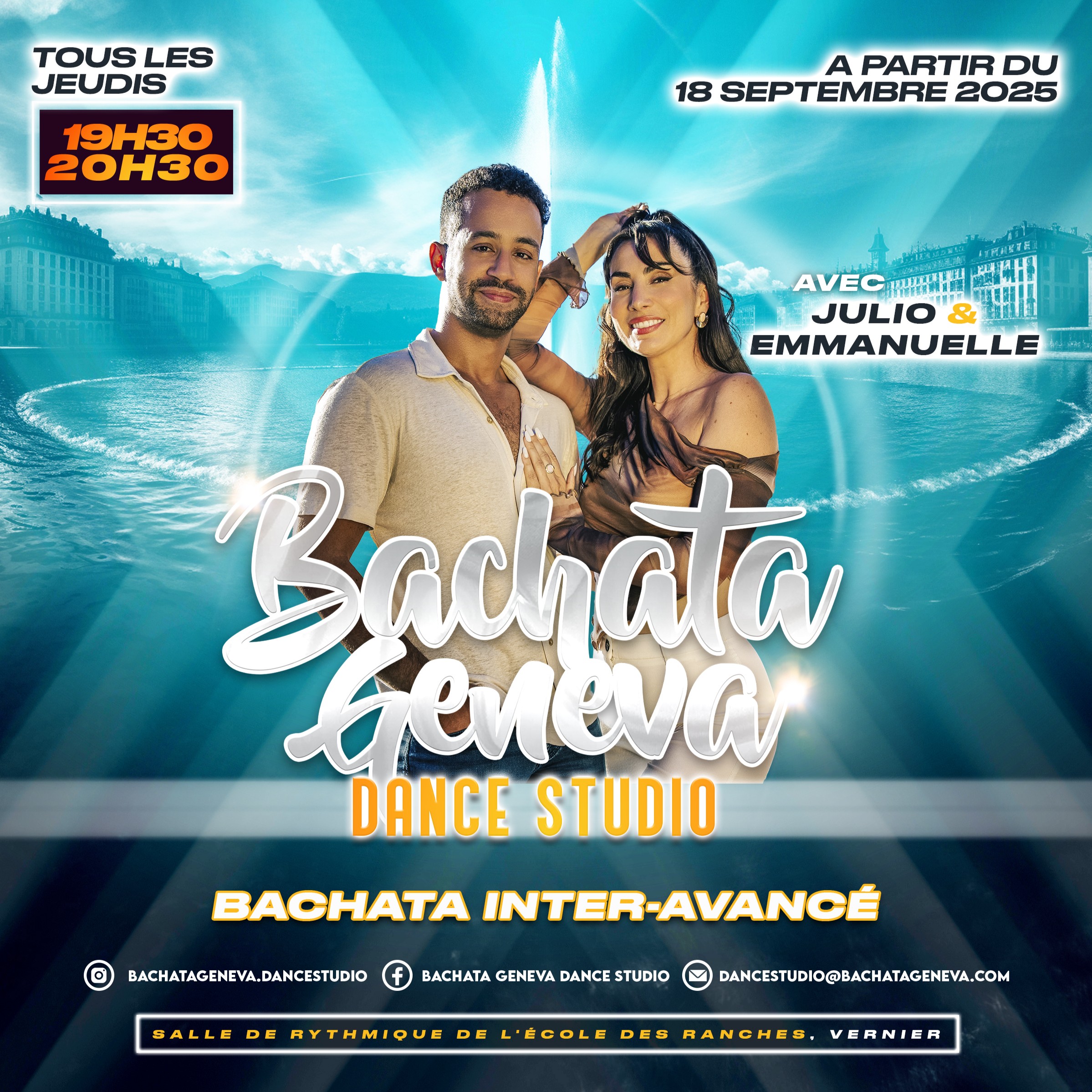 Bachata Inter/Advanced - Inter-Advanced Bachata class flyer