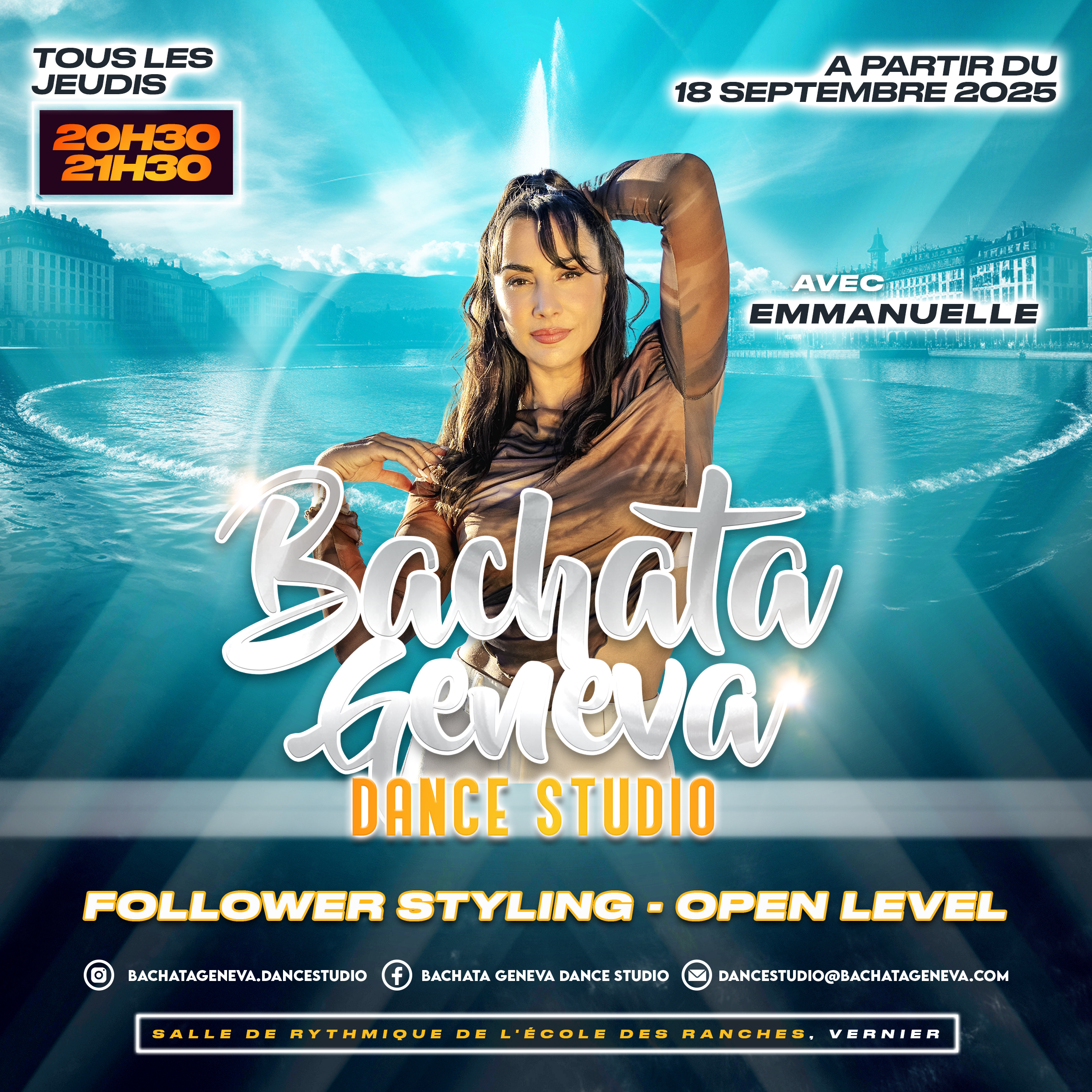 Bachata Follower Styling - Open Level Bachata class flyer
